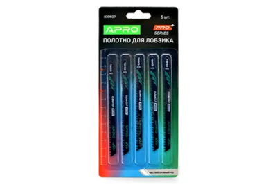 Полотно для лобзика (дерево) 116/90 мм 3 мм-8TPI чистий прямий різ T301CD PRO  APRO (пач - 5шт)