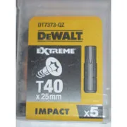 Біта ударна DeWALT IMPACT TORSION Т40 L=25 мм, 5 штук