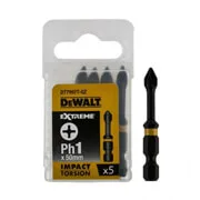 Біта ударна DeWALT IMPACT TORSION PH1, L=50 мм, 5 штук