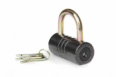 Замок навісний Бочка - (75x36.5x39мм), дисковий (фінський) ключ AURORA