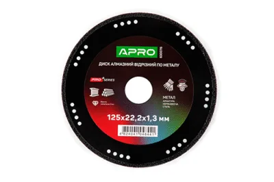 Диск алмазний по металу 125х1.3х22,2 PRO APRO