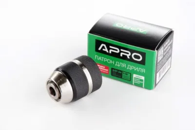 Патрон для дриля  швидкозатискний ⅜"*24 1.0-10 мм  APRO