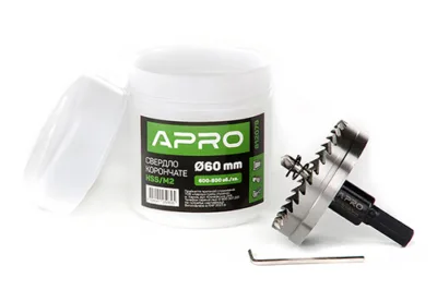 Свердло корончате HSS/М2 Ø60 мм APRO