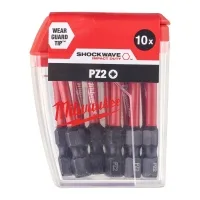 Біта SHOCKWAVE MILWAUKEE, PZ2, 50мм, (10шт)