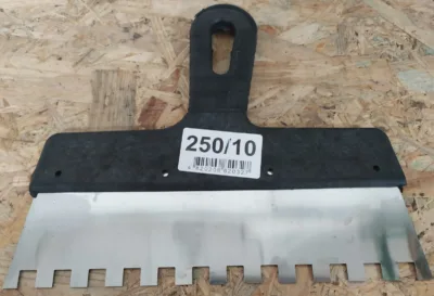 Шпатель для клею із зубцями 10х10 250mm [60шт]