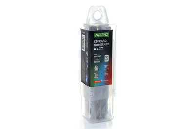 Свердло по металу HSS/M2 ( 6542 ) Ø5,2 мм (пач. 10шт.) PRO APRO