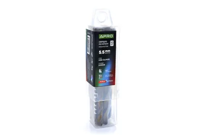 Свердло по металу кобальтове HSS-Co/M35 Ø5.5мм (пач. 10шт.) PRO  APRO