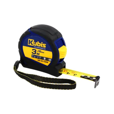 Рулетка вимірювальна 3 м*16 мм PushLock [12/120]