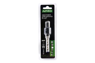 Хвостовик для коронок Bi-Met 3/8'' HEX Ø14-30мм APRO