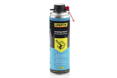 Очищувач монтажної піни 500 мл Unifix