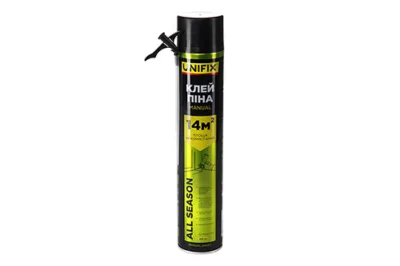 Клей-піна ручна 850 мл 14 м² UNIFIX