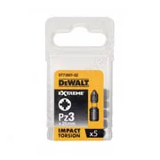 Біта ударна DeWALT IMPACT TORSION PZ3 L=25 мм, 5 штук