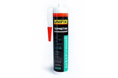 Герметик силіконовий акваріумний (чорний) 280 мл UNIFIX