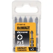 Біта ударна DeWALT IMPACT TORSION PZ1 L=50 мм, 5 штук