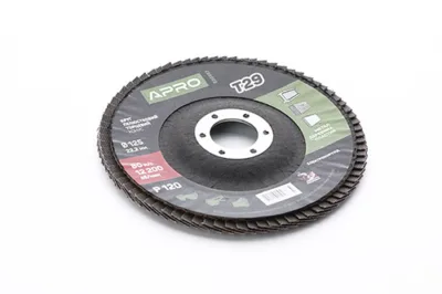 Круг пелюстковий торцевий APRO T29, 125x22мм, Р120 [10]