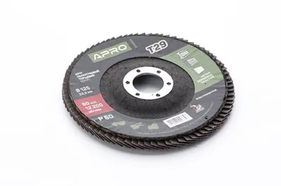 Круг пелюстковий торцевий APRO T29, 125x22мм, Р60 [10]