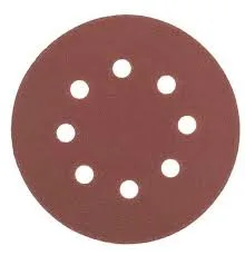 Круг шліфувальний самозачепний NovoAbrasive 225 мм, Р100, 8 отв., упак. 5шт.
